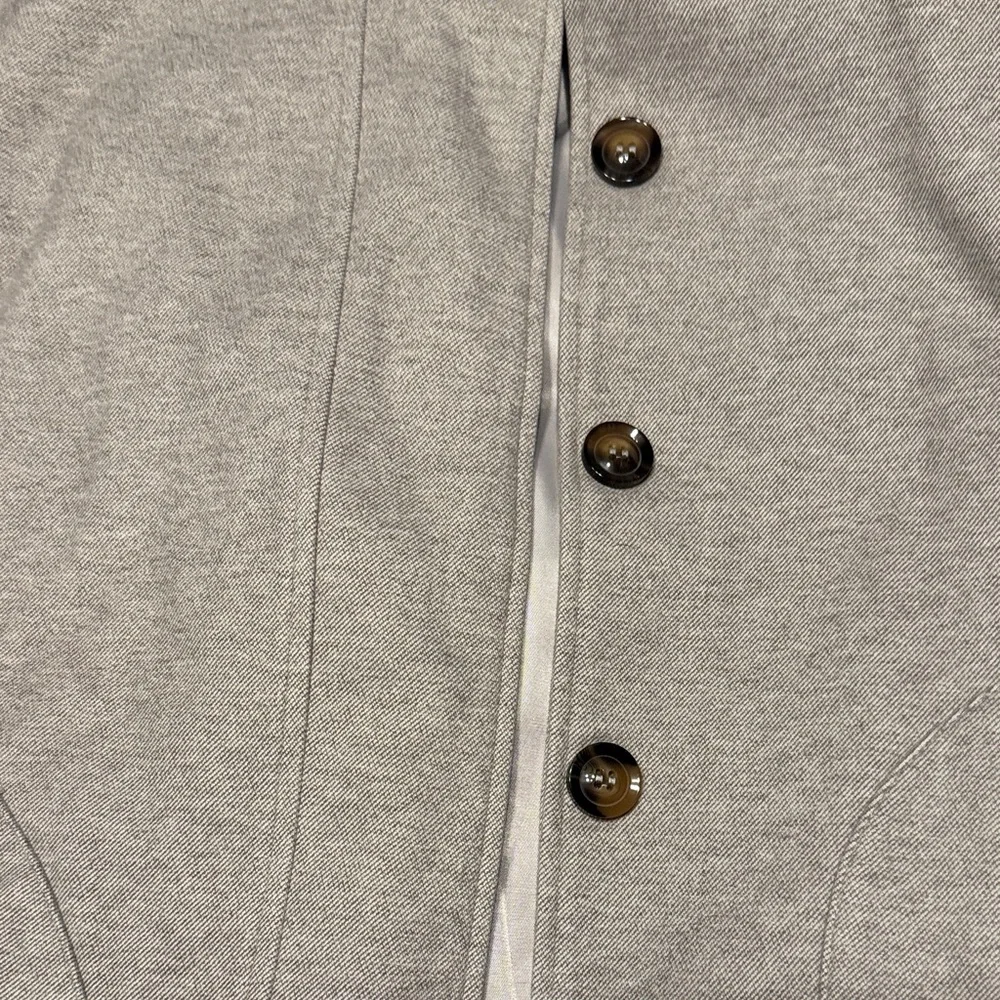 Gray Button-Up Jacket - Picture 2 of 4